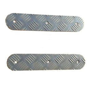 Defender Front Bumper Chequer Plate (C/Sunk & S/S Fittings)