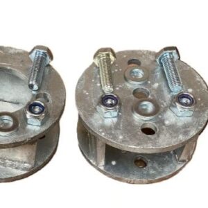 Front & Rear Heavy Duty Spring Spacers 50Mm (Galvanised)