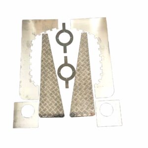 Defender Front Tubular Wings Kit Panels LRB821W