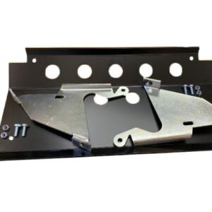 6Mm Aluminium Face Steering Guard Black Powder Coated