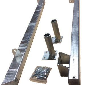 Defender 90 Rock Sliders Galvanised
