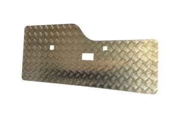Discovery 2 Chequer Plate Rear Inner Door Card 7 Seater & Commercial Only
