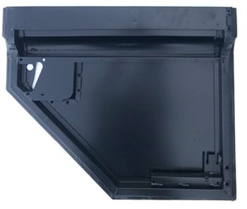Left Hand Early 110 Second Row Split Door Bottom For Land Rover Series Anti Burst With Lock Hole (Powder-Coated) (S)