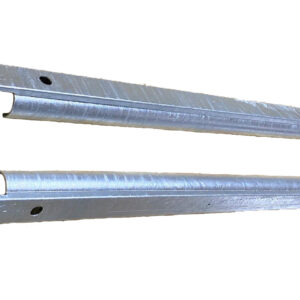 Pair Of 2Nd Row Galvanised Steel Door Bottom Capping (S)